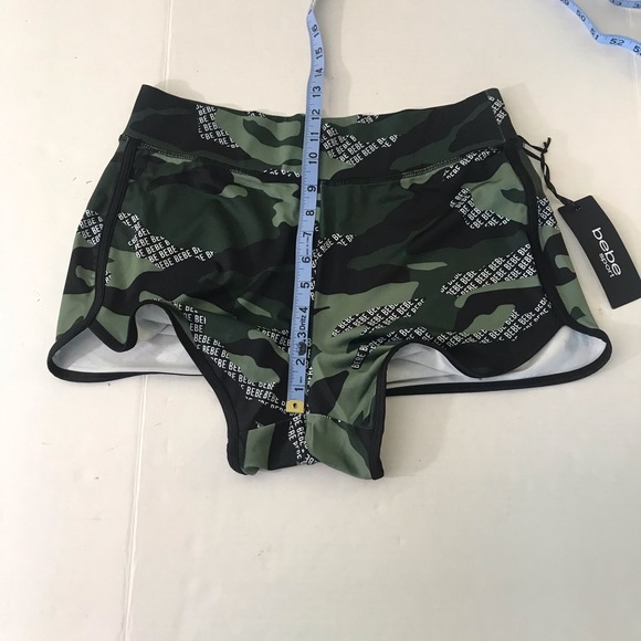 Bebe Sport NWT Camo Shorts Y2K Sz M Bebe Sport - Picture 15 of 16